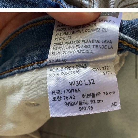 LEVI’S SIGNATURE S47 Regular Taper Size 30/32 - Picture 2 of 4